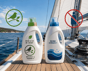 biodegradowalny detergent na jachcie - mycie naczyń i środki czystości SAIL
