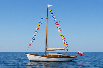 duza gala flagowa jacht - gala flagowa SAIL