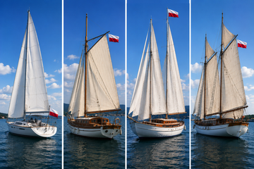 miejsca noszenia bandery na jachcie - etykieta flagowa SAIL