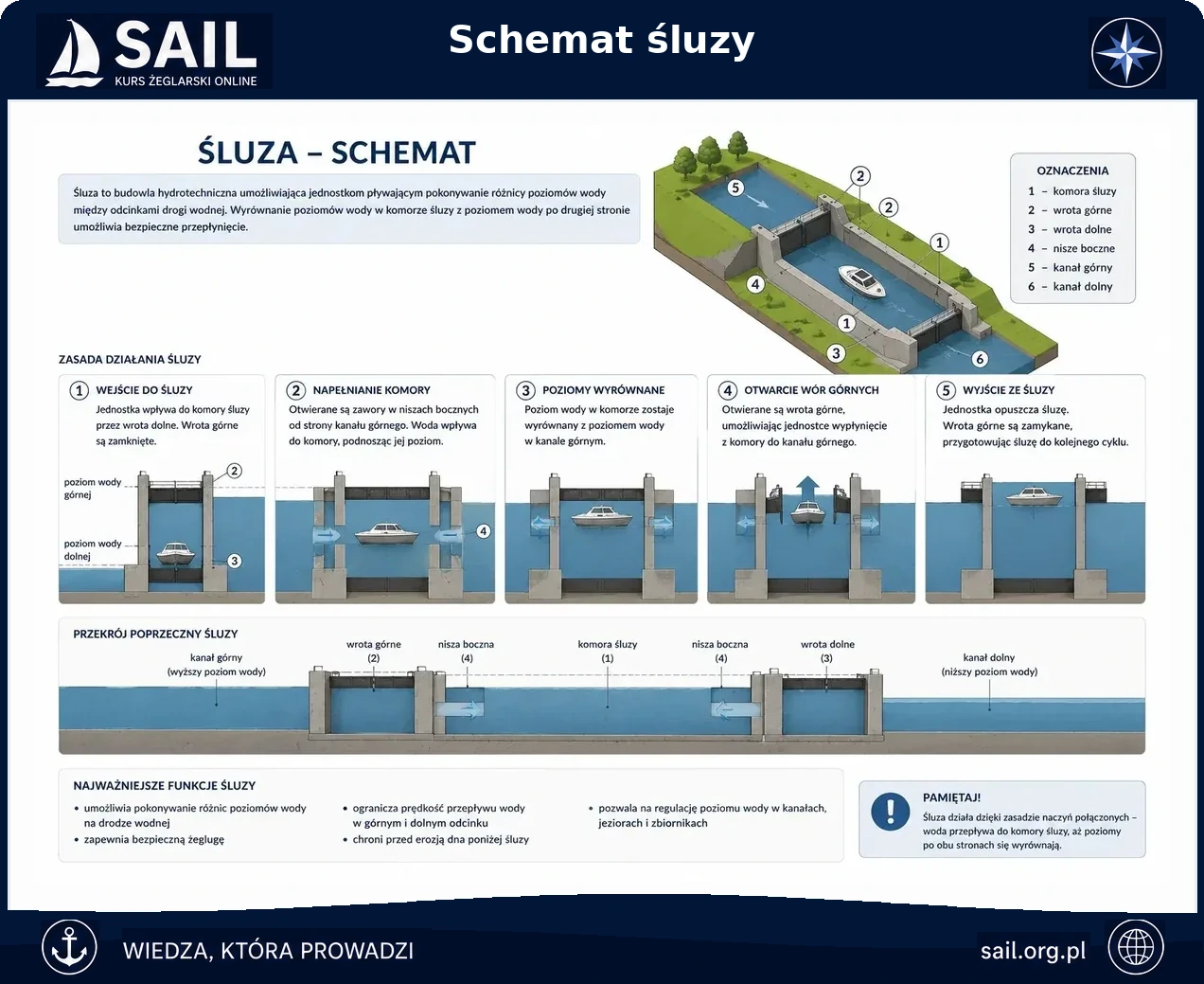 Schemat śluzy
